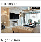 WiFi security camera video example with resolution text