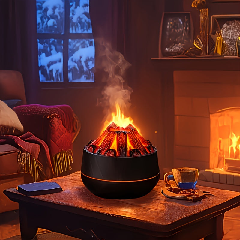 Dark wood grain diffuser in a warm interior setting