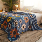 Floral Flannel Throw Blanket | Lightweight And Soft – product image 2