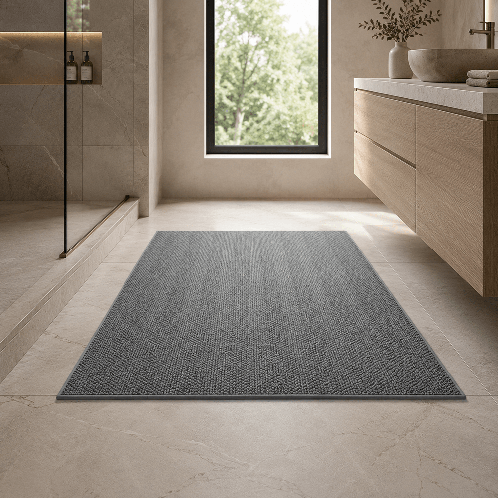 Geometric absorbent door mat in a modern entryway - product image 3