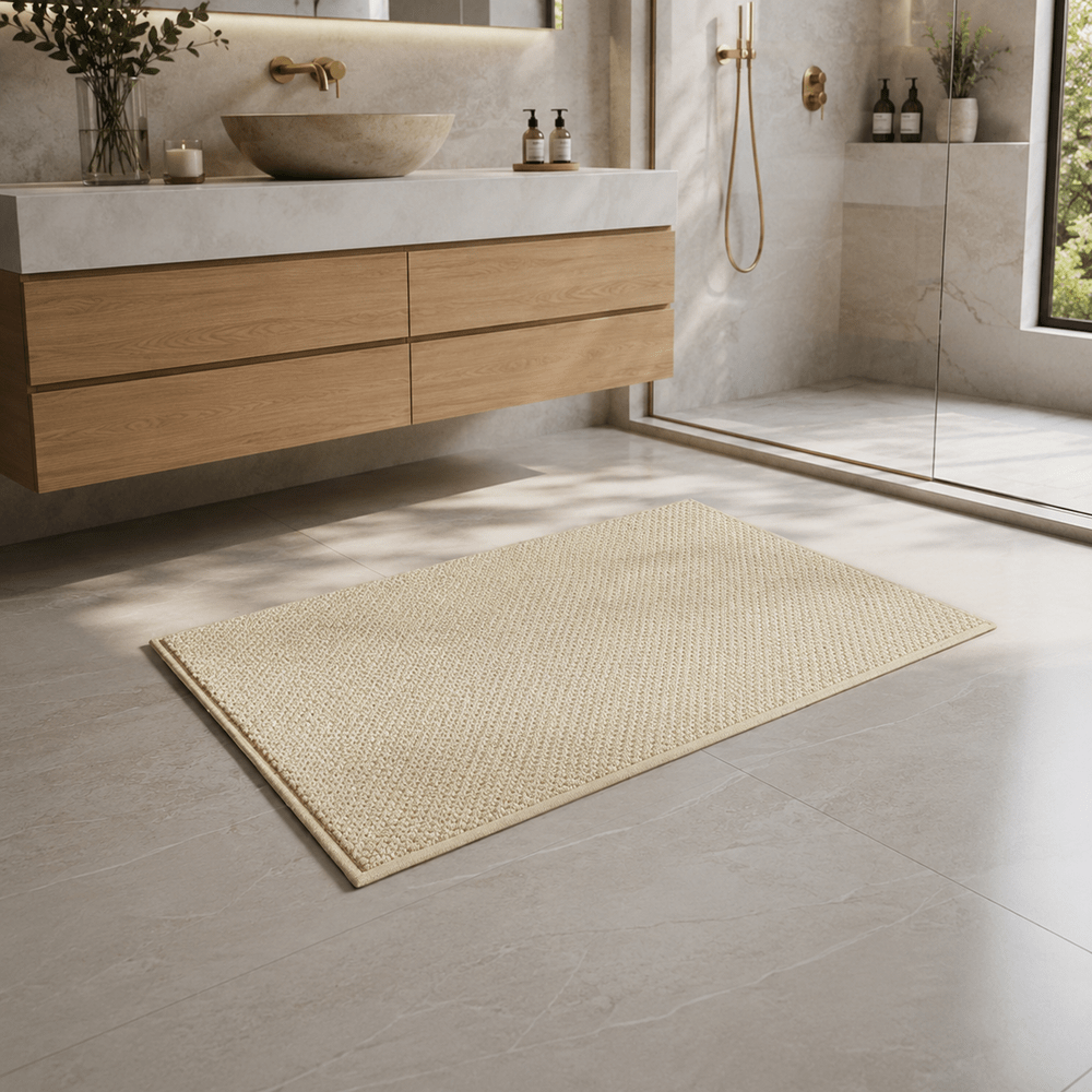 Geometric absorbent door mat in a modern entryway - product image 2