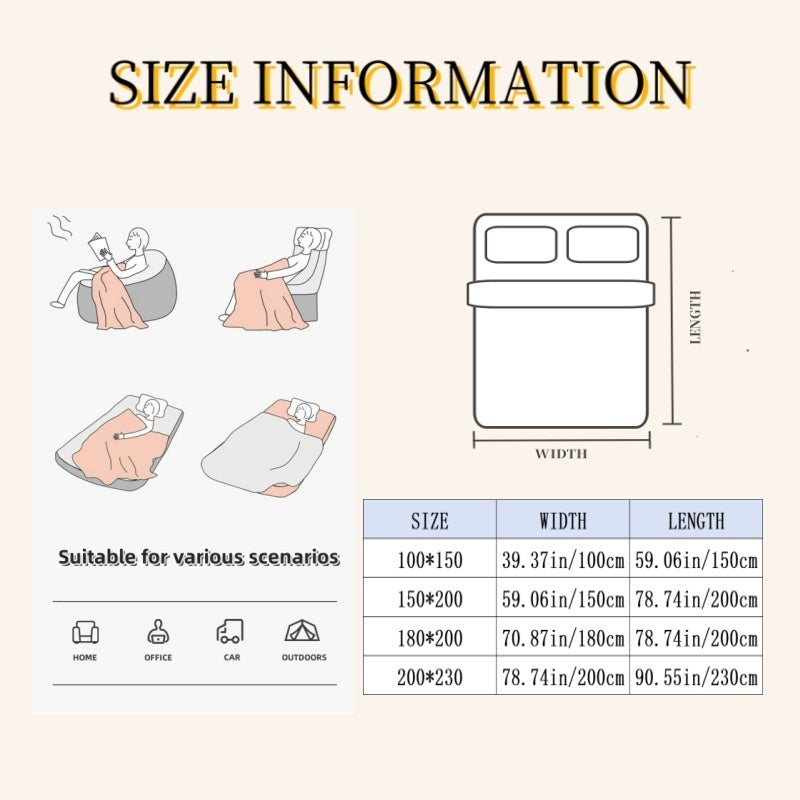 Double-Layer Winter Throw Blanket | Soft Polyester – product image 2