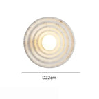 Ceramic LED Wall Light - Wabi-Sabi Textured Fixture - product image 6