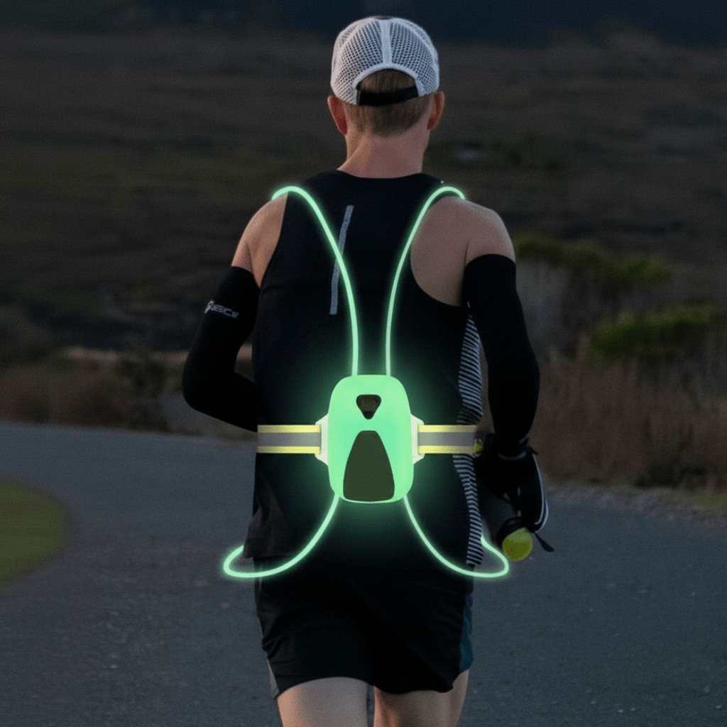 LED Safety Vest | Adjustable Fit, High Visibility, Reflective Finish