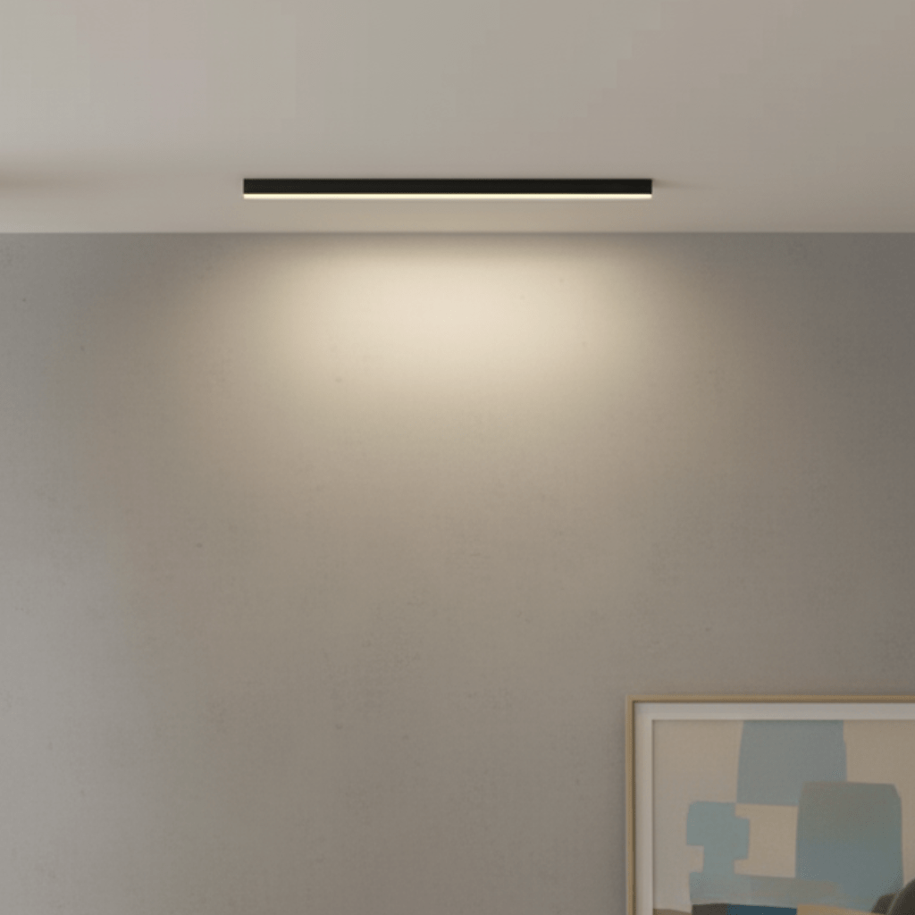 Linear LED Ceiling Light with scandinavian dimmable fixture — product image 2