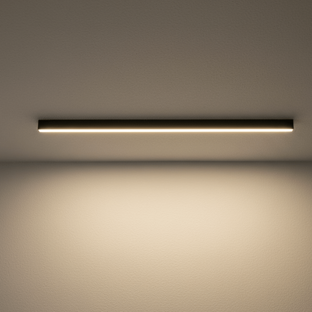 Linear LED Ceiling Light with scandinavian dimmable fixture — product image 1