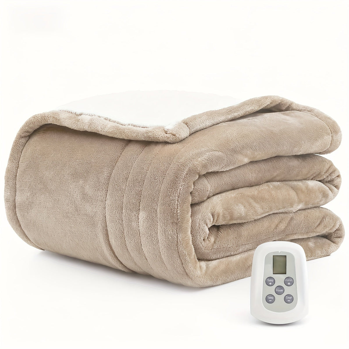 Flannel Electric Blanket | 10 Heat Levels And Machine Washable – product image 3