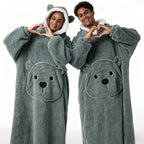 Oversized Wearable Blanket Hoodie | Fleece-Lined, 13 Colors
