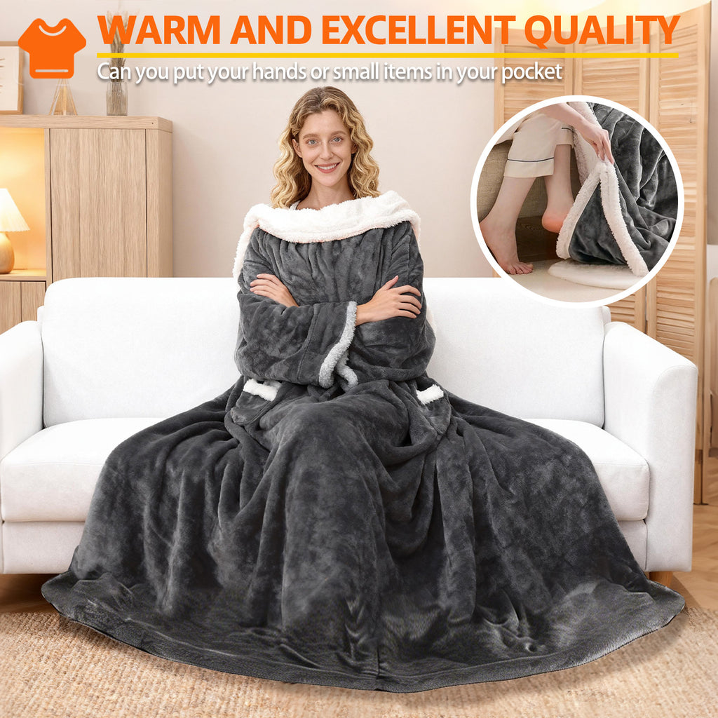 wearable heated blanket detail 11
