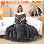 wearable heated blanket detail 11