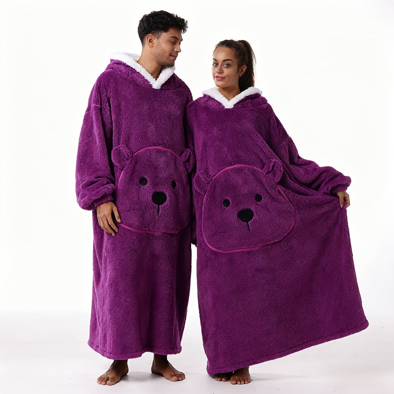 Oversized Wearable Blanket Hoodie | Fleece-Lined, 13 Colors