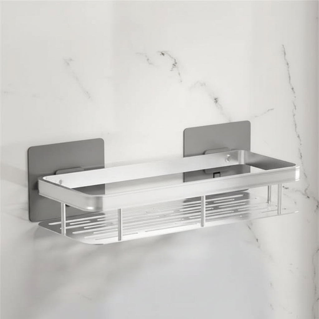Adhesive Shower Shelf with drill-free bathroom storage — product image 14