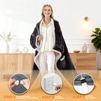 wearable heated blanket detail 3