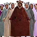 Oversized Wearable Blanket Hoodie | Fleece-Lined, 13 Colors