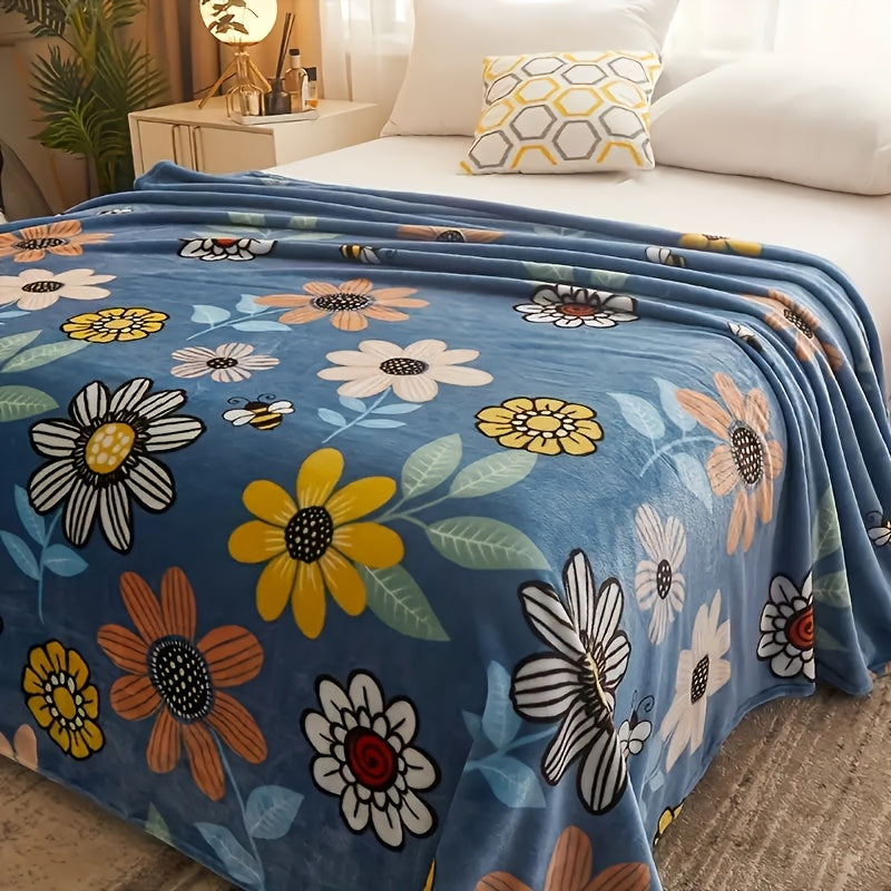 Floral Flannel Throw Blanket | Lightweight And Soft – product image 4