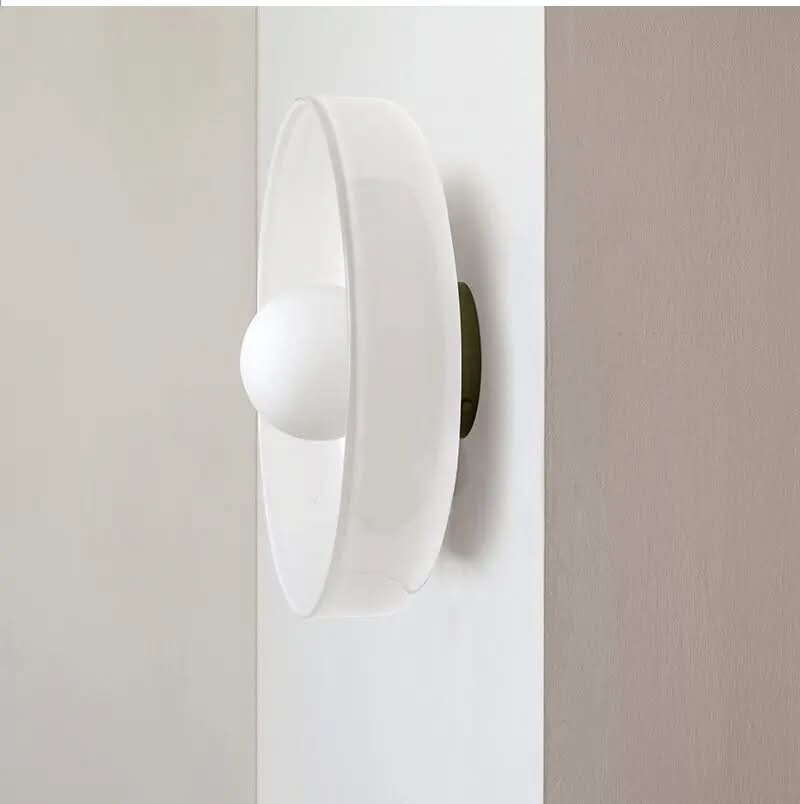 Nordic Glass Ceiling Light with two-tone led fixture — product image 11