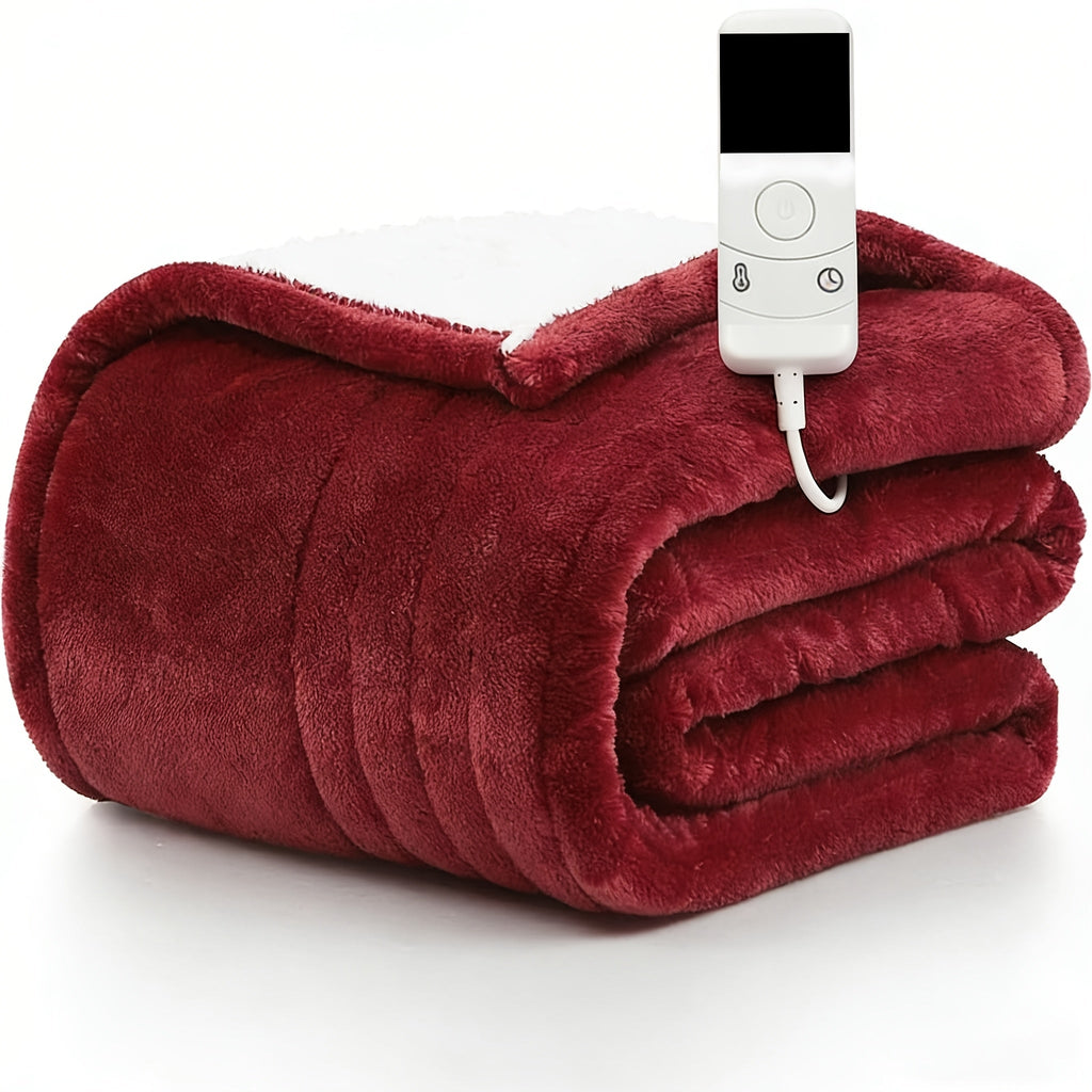 Electric Heated Blanket | 10 Heat Levels With Timer – product image 5