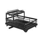 Dish Drying Rack | Foldable Space Saving Design, Stainless Steel, Black Or White
