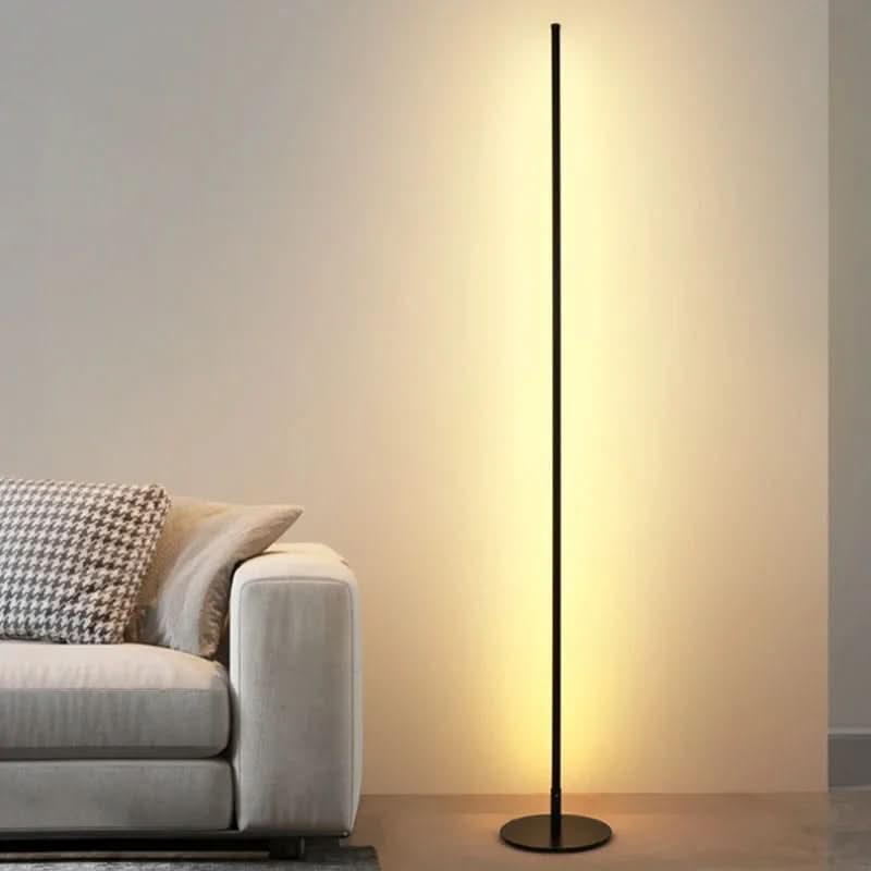 Floor Lamp | Dimmable Black Metal and Glass — product image 2