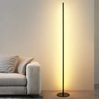 Floor Lamp | Dimmable Black Metal and Glass — product image 2