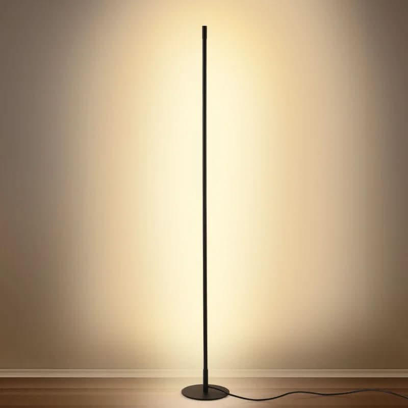 Floor Lamp | Dimmable Black Metal and Glass — product image 3