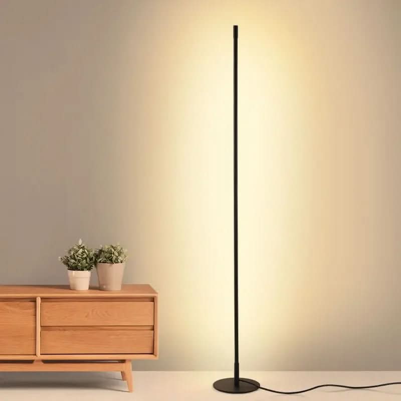 Floor Lamp | Dimmable Black Metal and Glass — product image 4