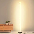 Floor Lamp | Dimmable Black Metal and Glass — product image 4