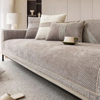 Linen-Look Sofa Cover with non-slip furniture protection — product image 7