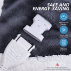 Wearable heated throw 3