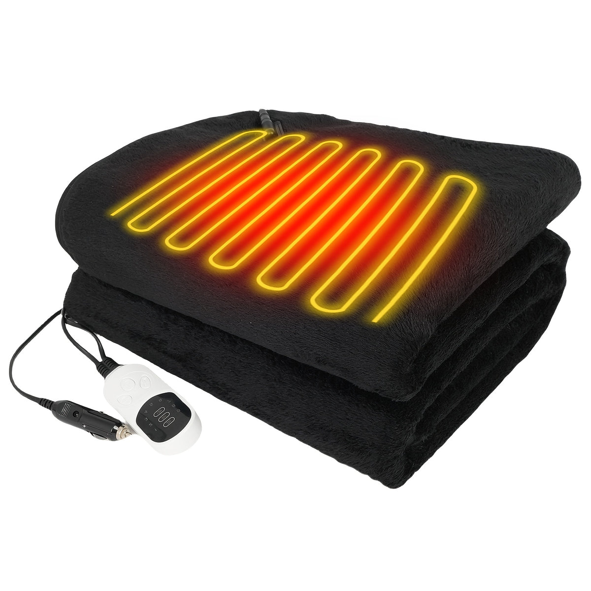 12V Car Heating Blanket | 9 Heat Levels And Timer