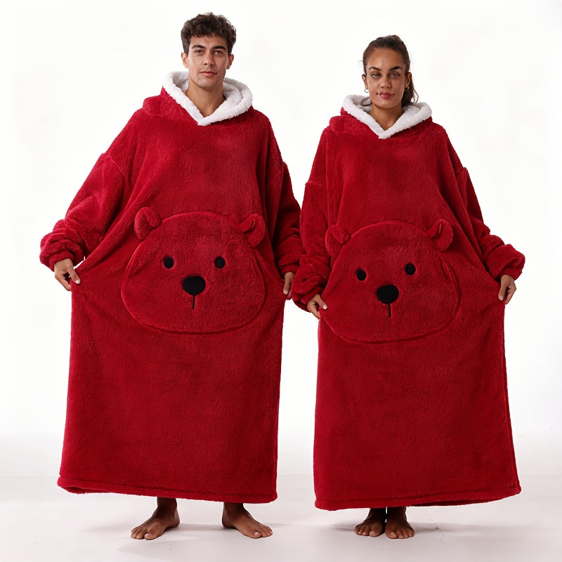 Oversized Wearable Blanket Hoodie | Fleece-Lined, 13 Colors