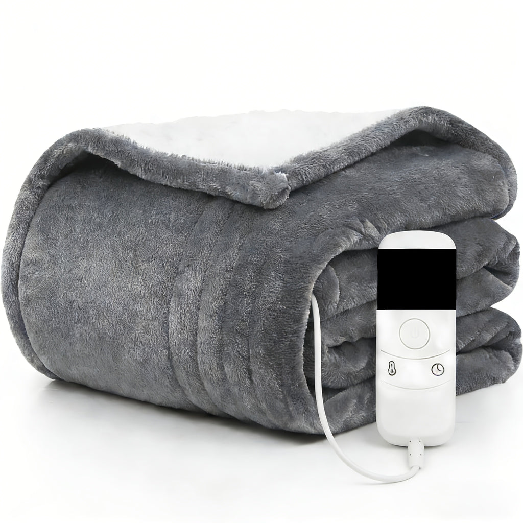 Electric Heated Blanket | 10 Heat Levels With Timer