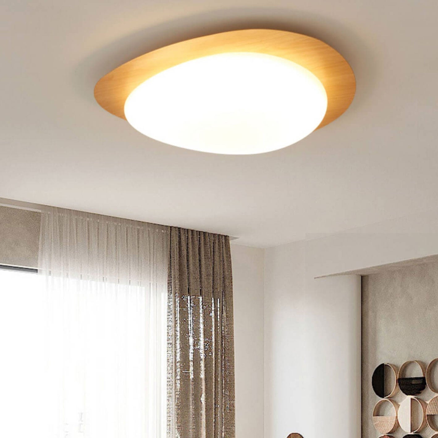Flush Mount Ceiling Light shown in product gallery view 2.
