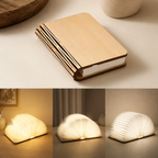 Foldable rechargeable book lamp product view 8