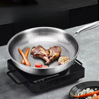 Frying Pan | Hammered Nonstick Surface, Titanium, Three Practical Sizes