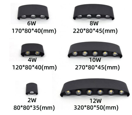 Outdoor LED Wall Light - Waterproof Aluminum Fixture - product image 9