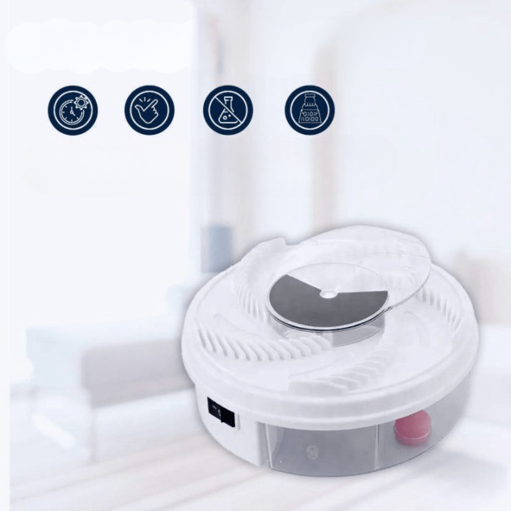 Indoor Insect Trap | Quiet USB Powered Design, ABS And Metal, White