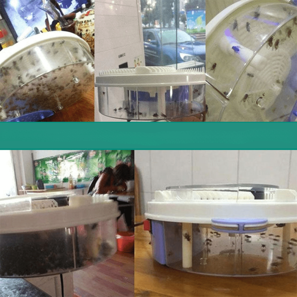 Indoor Insect Trap | Quiet USB Powered Design, ABS And Metal, White