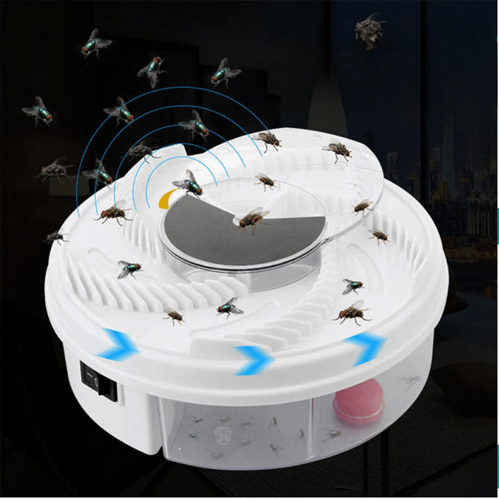 Indoor Insect Trap | Quiet USB Powered Design, ABS And Metal, White