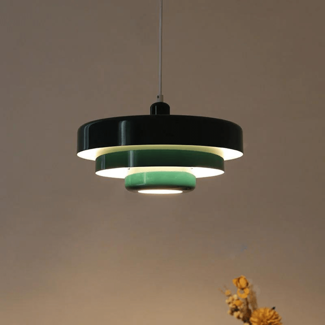 Three-Tier Pendant Light with macaron metal fixture — product image 1