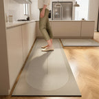 Kitchen Mat | Absorbent Nonslip Short Pile, Fiber And Rubber, Four Patterns