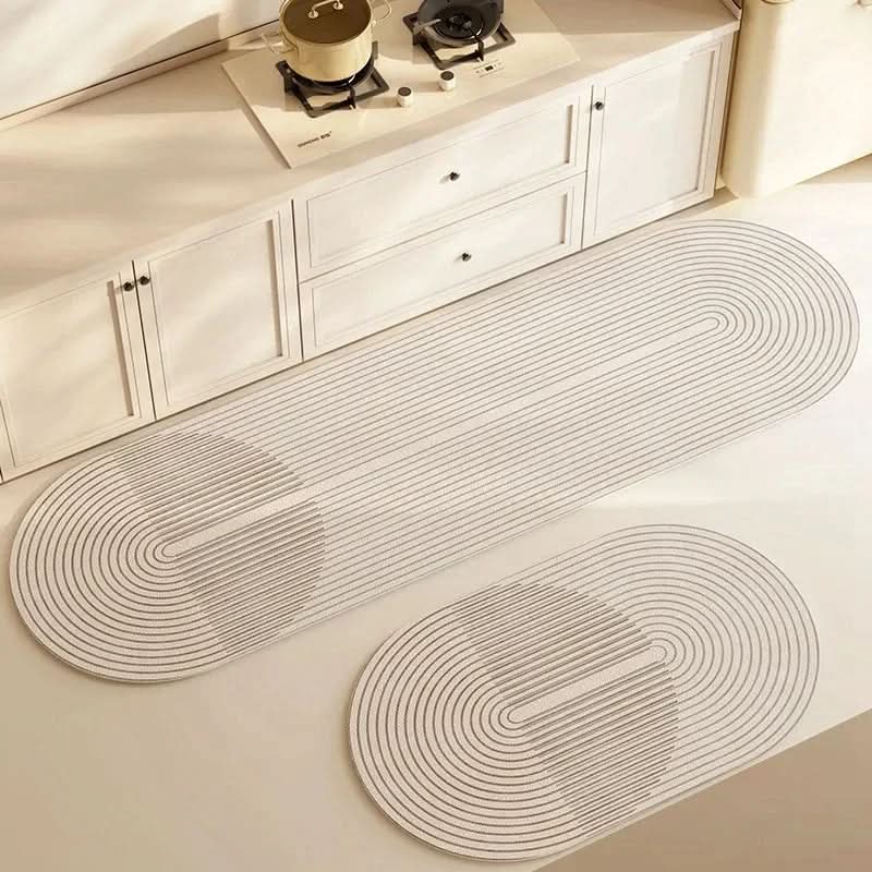 Kitchen Mat | Nonslip Water Repellent Foam, PU, Five Modern Patterns