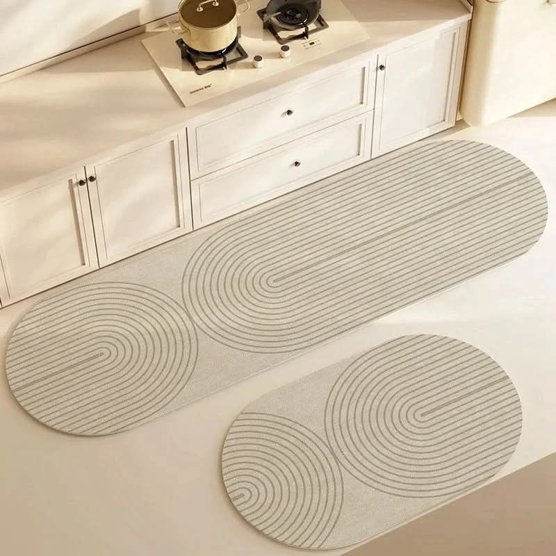 Kitchen Mat | Nonslip Water Repellent Foam, PU, Five Modern Patterns