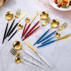 Luxury stainless steel flatware set, gallery view 10.