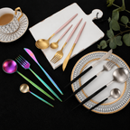 Luxury stainless steel flatware set, gallery view 16.