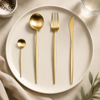 Luxury stainless steel flatware set, gallery view 18.