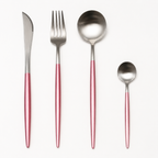 Luxury stainless steel flatware set, gallery view 22.