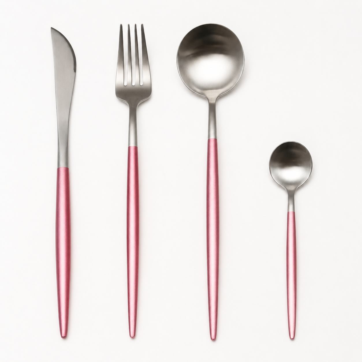 Luxury stainless steel flatware set, gallery view 22.