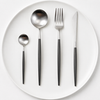 Luxury stainless steel flatware set, gallery view 24.