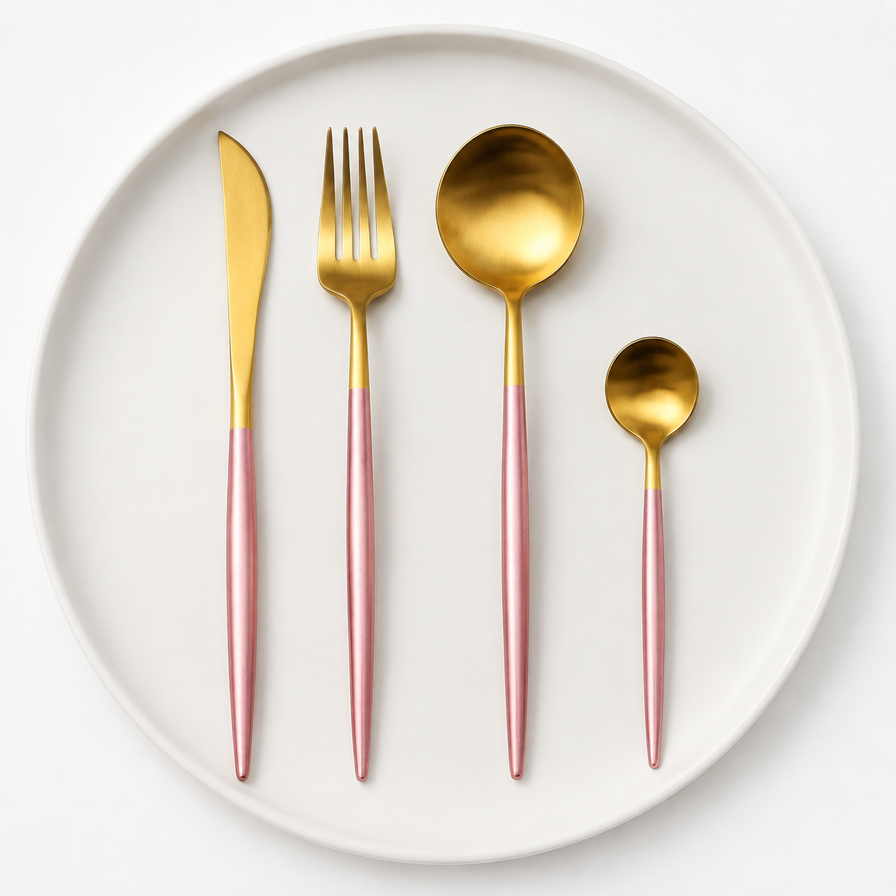 Luxury stainless steel flatware set, gallery view 25.